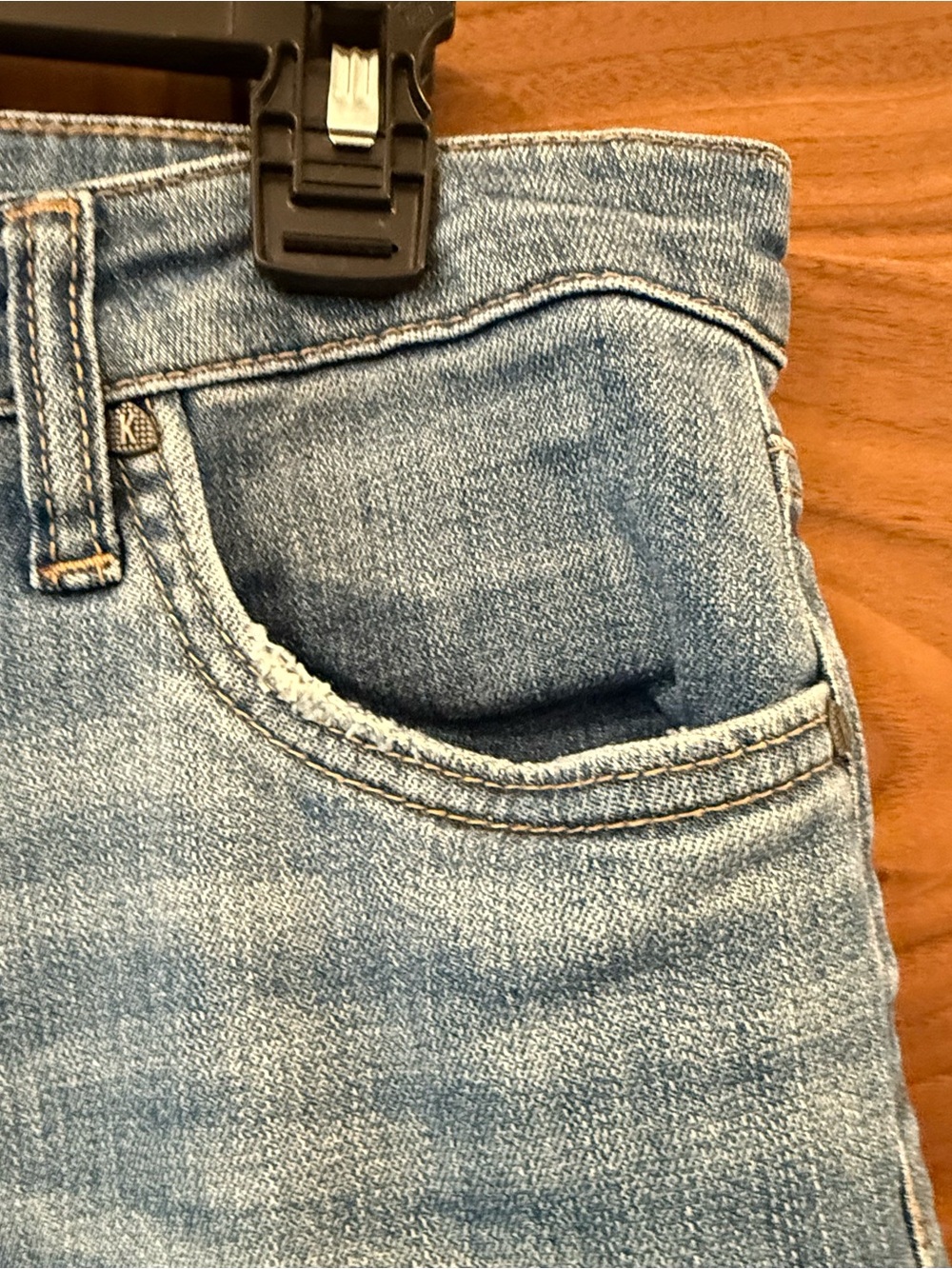 Kut from the Kloth Chloe Boyfriend Denim Womens Shorts High Rise Stretch Size 10 - Picture 4 of 11